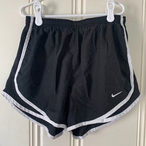 Black Nike 3” running shorts